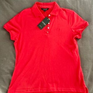 MOVING SALE! Lauren Ralph Lauren red polo shirt L